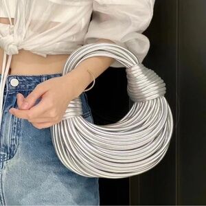 Original Verano Hill Silver Amanda Jodie Knot Handbag